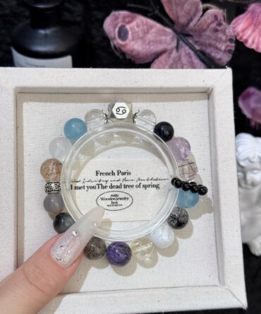 Cancer men's Five Elements bracelet